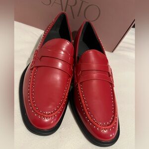 Sarto A-Eden studs,red  women shoes